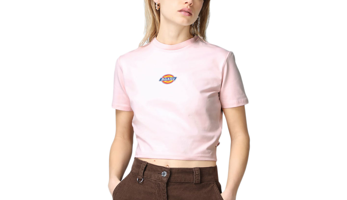 Dickies Maple Valley Tee Pink - Dámské - Triko Dickies - Růžové - DK0A4XPO-DKLPI - Velikost: M