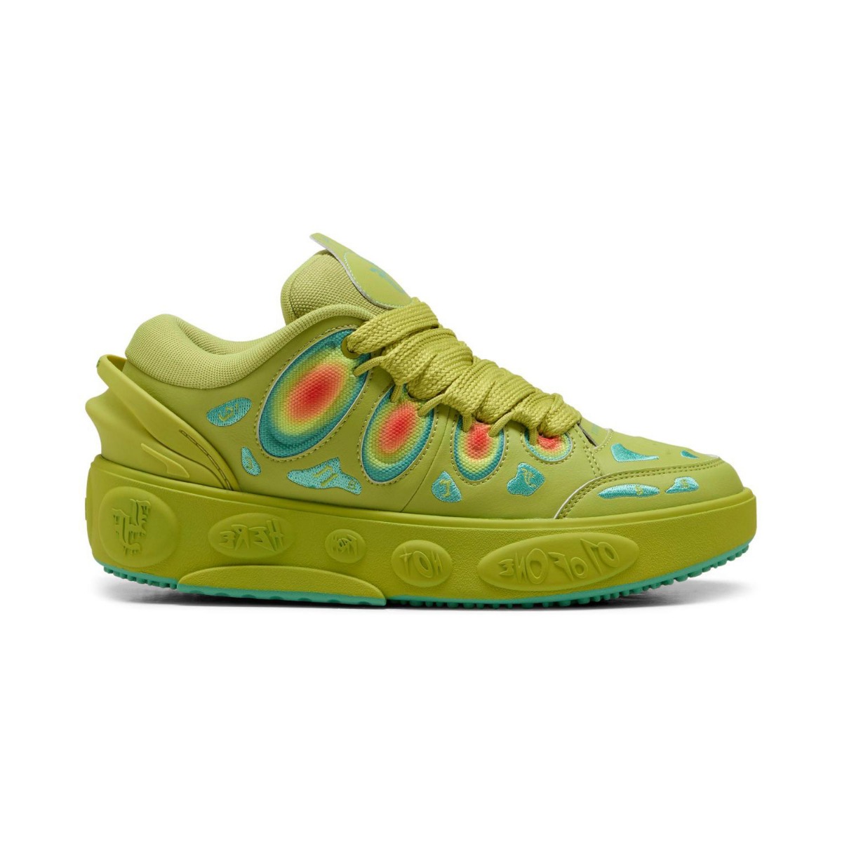 Puma x Lamelo Ball La France "Heatmap" - Pánské - Tenisky Puma - Zelené - 311698-01 - Velikost: 49.5