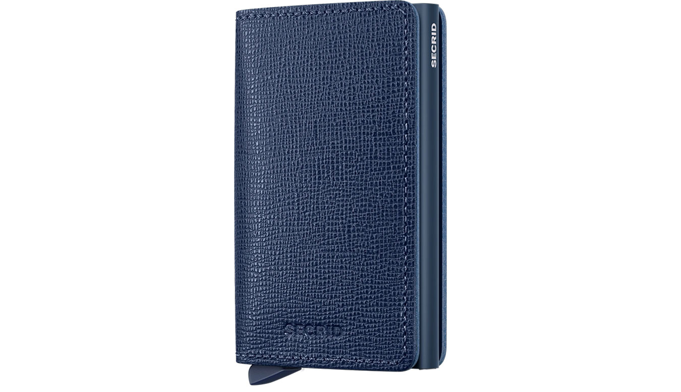 Secrid Slimwallet Crisple Navy - Unisex - Doplněk Secrid - Modré - SC-Navy - Velikost: UNI