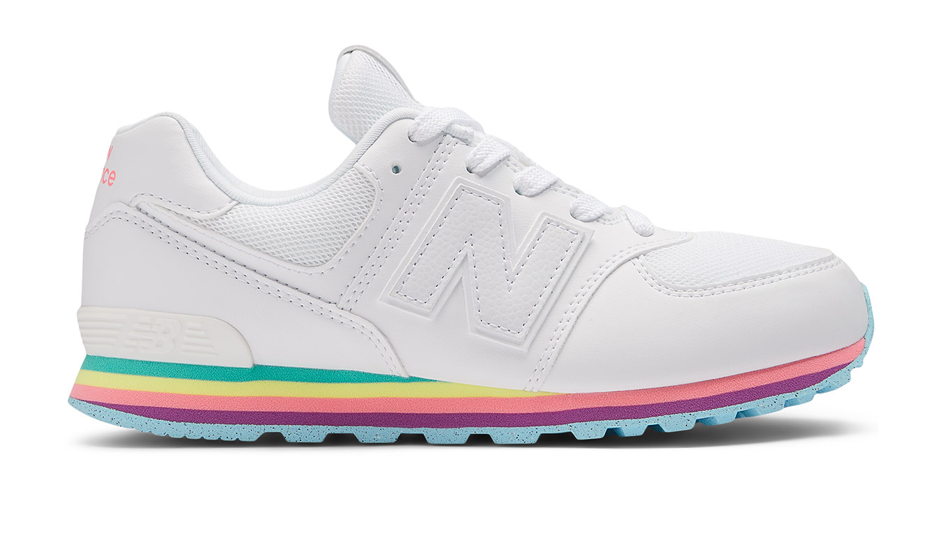 New Balance GC574KIJ - Pánské - Tenisky New Balance - Bílé - GC574KIJ - Velikost: 37.5