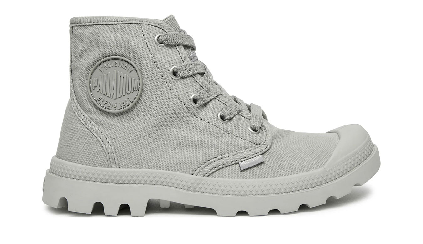 Palladium Pampa Hi W - Dámské - Tenisky Palladium - Šedé - 92352-093-M - Velikost: 38