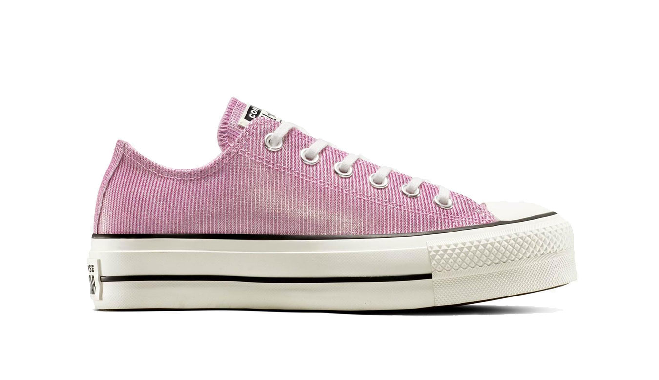 Converse Chuck Taylor All Star Lift Platform Sparkle - Dámské - Tenisky Converse - Růžové - A14521C - Velikost: 37