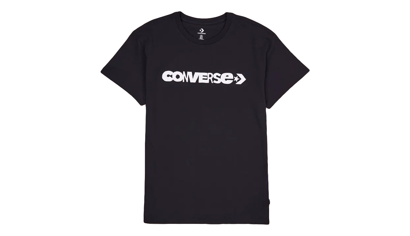 Converse Relaxed Fruit Medley Tee - Dámské - Triko Converse - Černé - 10022969-A03 - Velikost: XS