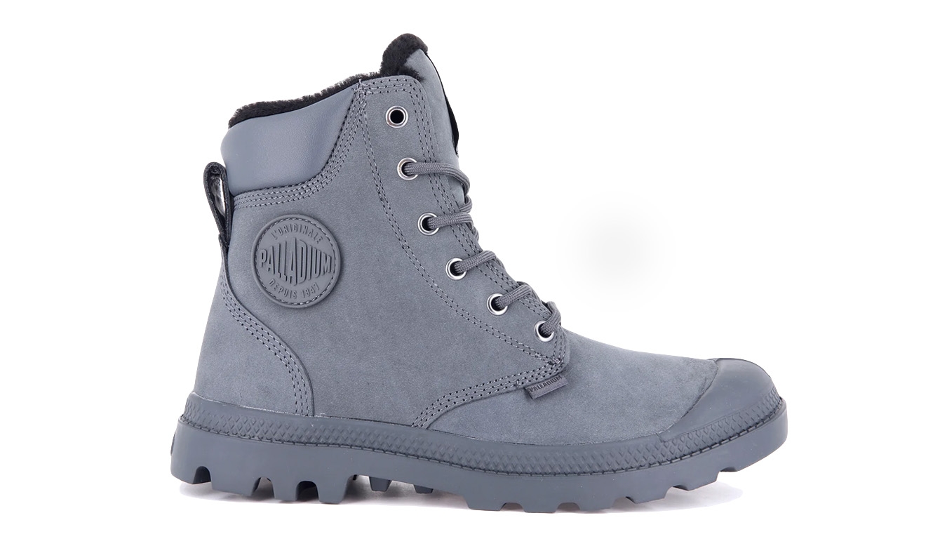 Palladium Pampa Sport Cuff Waterproof - Pánské - Tenisky Palladium - Šedé - 72992-063-M - Velikost: 46