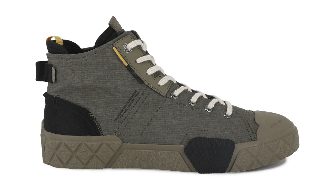 Levně Palladium Ace City Shel Chukka 8 - Pánské - Tenisky Palladium - Zelené - 79131-345-M