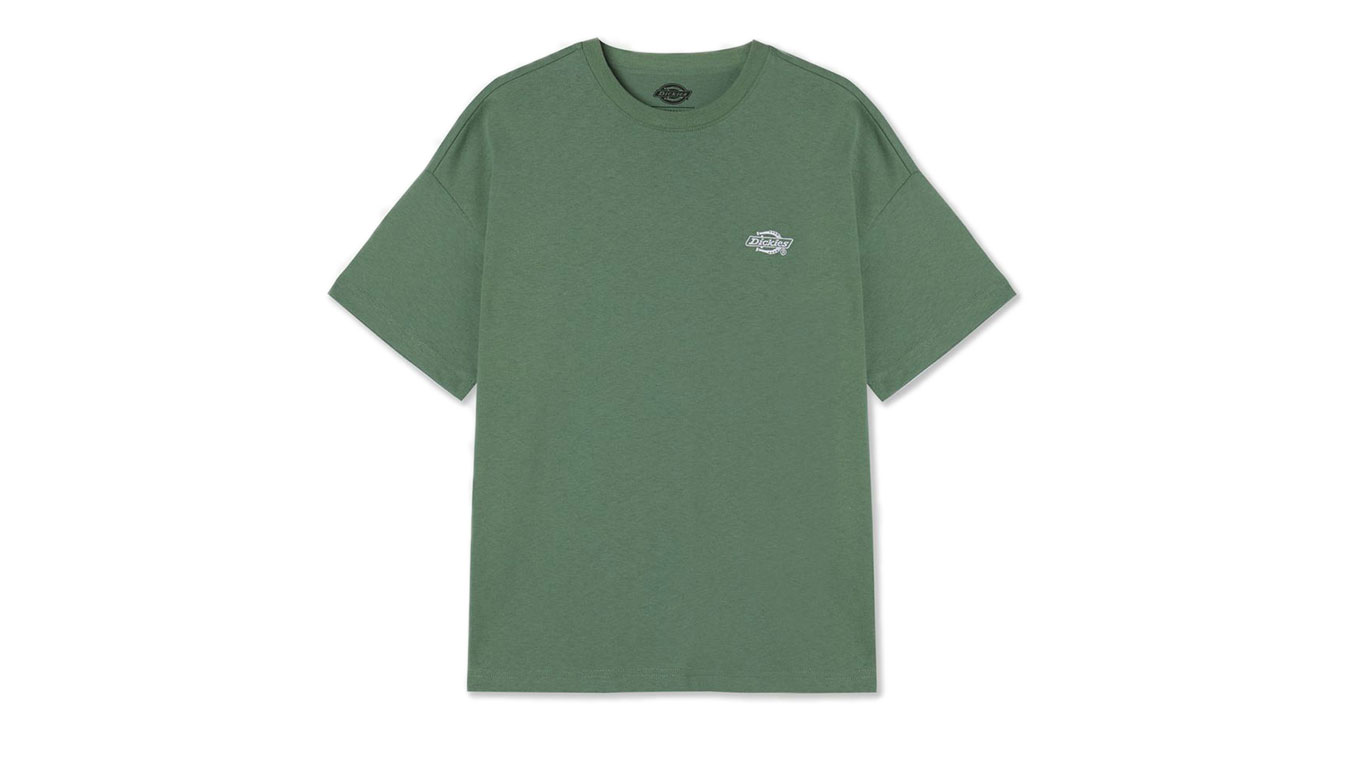 Dickies S/S Summerdale Tee W - Dámské - Triko Dickies - Zelené - DK0A4Y1B-C97 - Velikost: L