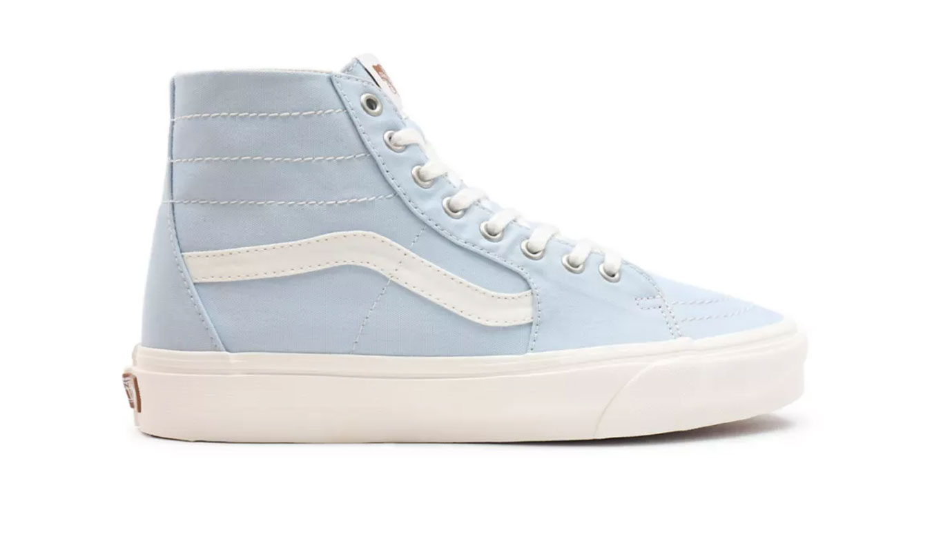Vans Eco Theory SK8- Hi Tapered Shoes - Dětské - Tenisky Vans - Modré - VN0A4U169FR - Velikost: 36