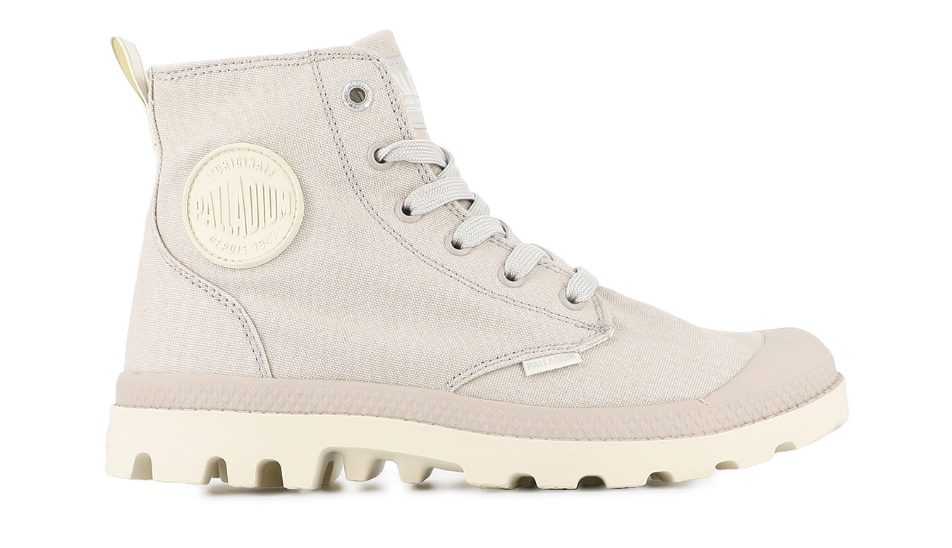 Palladium Pampa Duo Chrome Natural Grey M - Unisex - Tenisky Palladium - Šedé - 74470-096-M - Velikost: 41