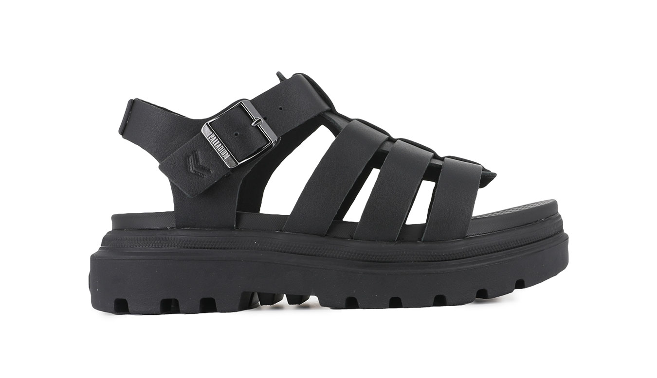 Levně Palladium Pallacruise Fisherman 4.5 - Dámské - Pantofle Palladium - Černé - 94462-008-M