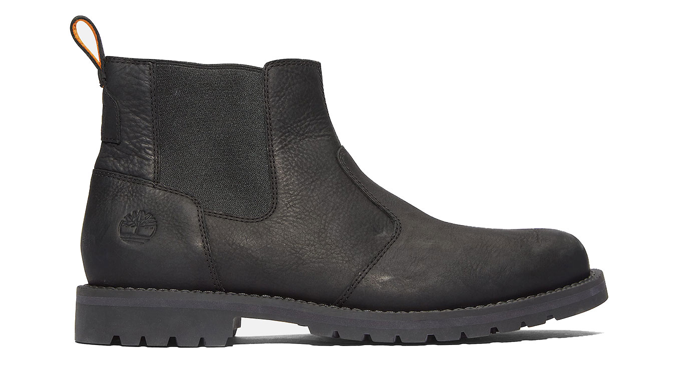 Timberland Redwood Falls Mid Chelsea Boot Black - Pánské - Tenisky Timberland - Černé - A44NU-015 - Velikost: 42
