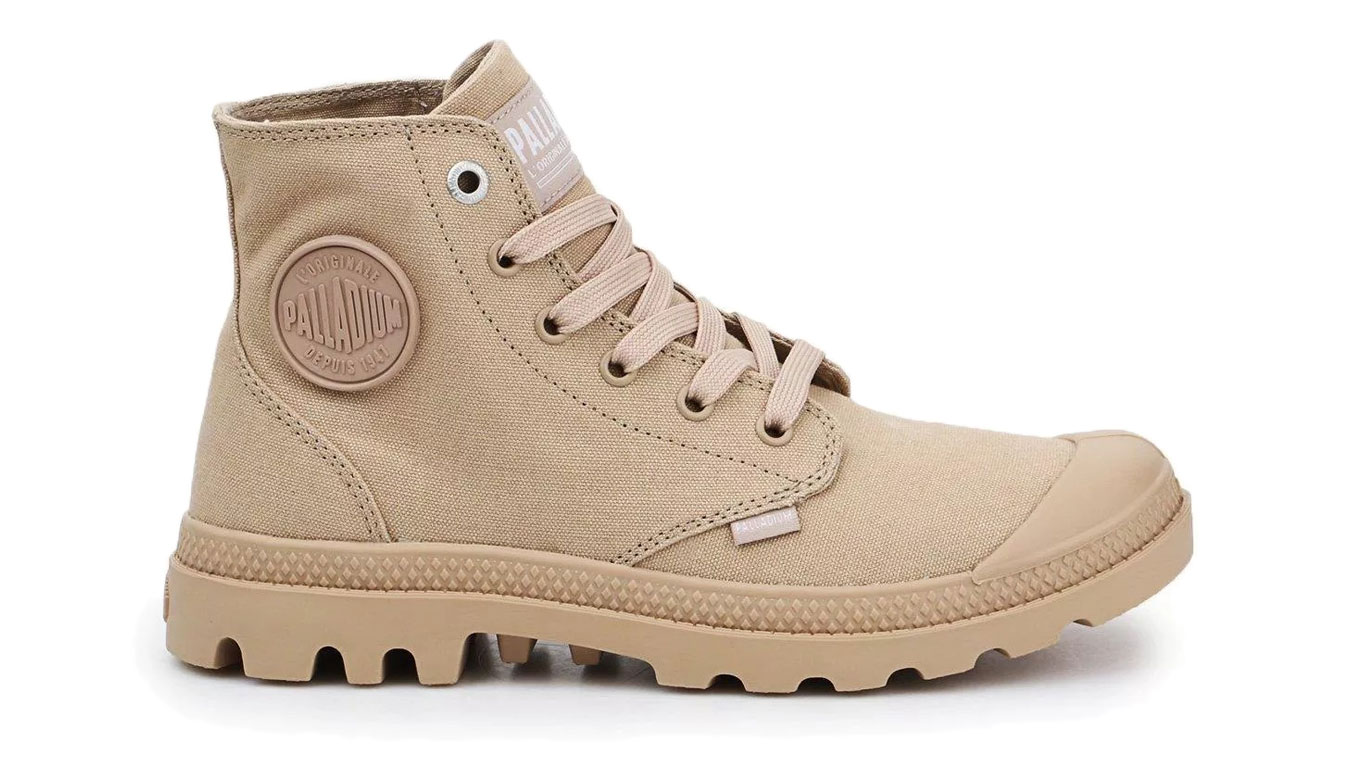 Palladium Pampa Hi Mono Warm Sand - Pánské - Tenisky Palladium - Hnědé - 73089-271-M - Velikost: 44.5