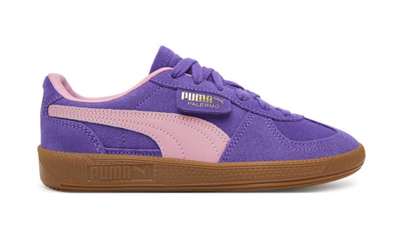 Puma Palermo Jr 3.5 - Dětské - Tenisky Puma - Fialové - 397271-36 - Velikost: 39