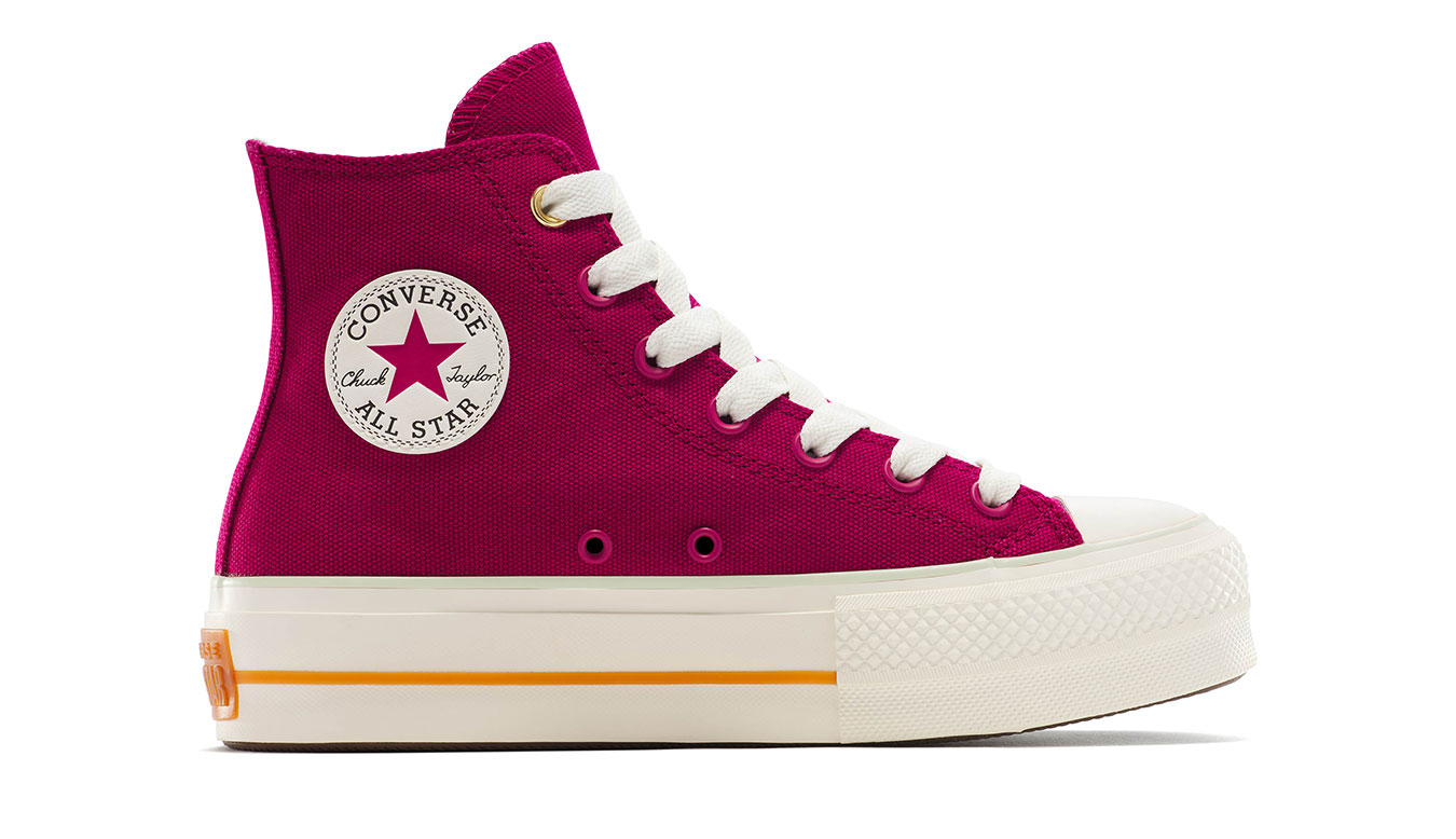 Converse Chuck Taylor All Star Lift Platform Color Pop 3.5 - Dámské - Tenisky Converse - Červené - A13878C - Velikost: 41