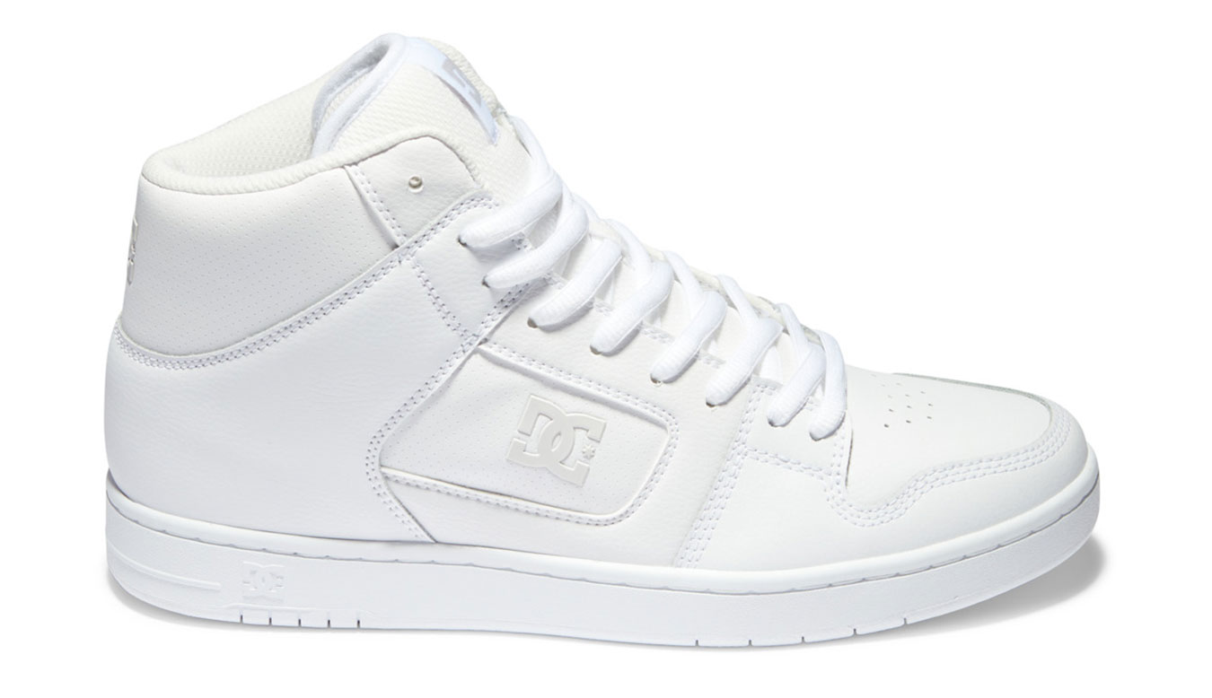DC Shoes Manteca 4 High White - Pánské - Tenisky DC Shoes - Bílé - ADYS100743-HHB - Velikost: 44