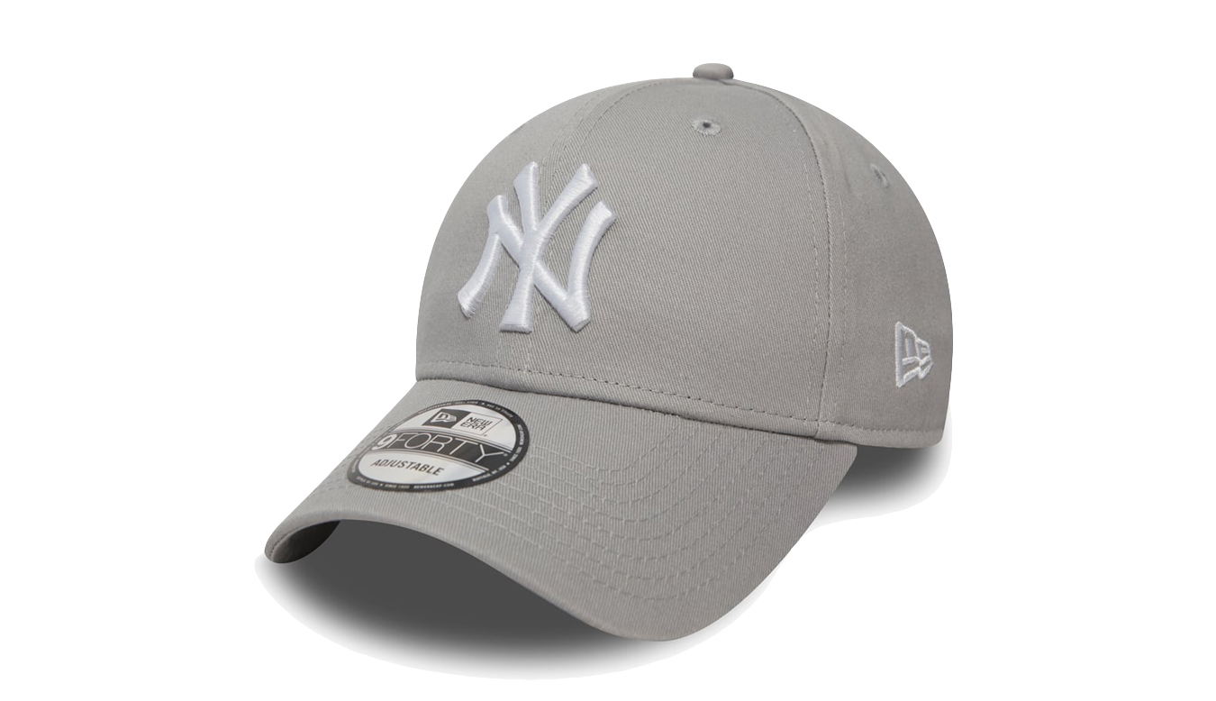 New Era Yankees Essential Grey 9FORTY Cap - Unisex - Čepice New Era - Šedé - 10531940 - Velikost: UNI
