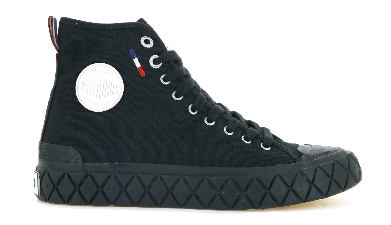 Palladium Palla Ace Canvas Mid - Pánské - Tenisky Palladium - Černé - 77015-008-M - Velikost: 37