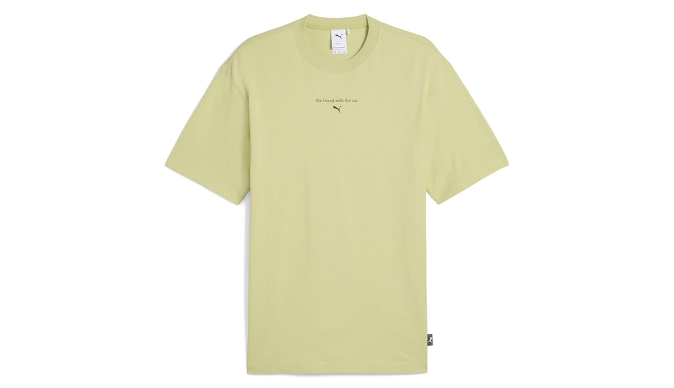 Puma GRAPHICS The Puma Cat Tee - Pánské - Triko Puma - Zelené - 629411-37 - Velikost: M