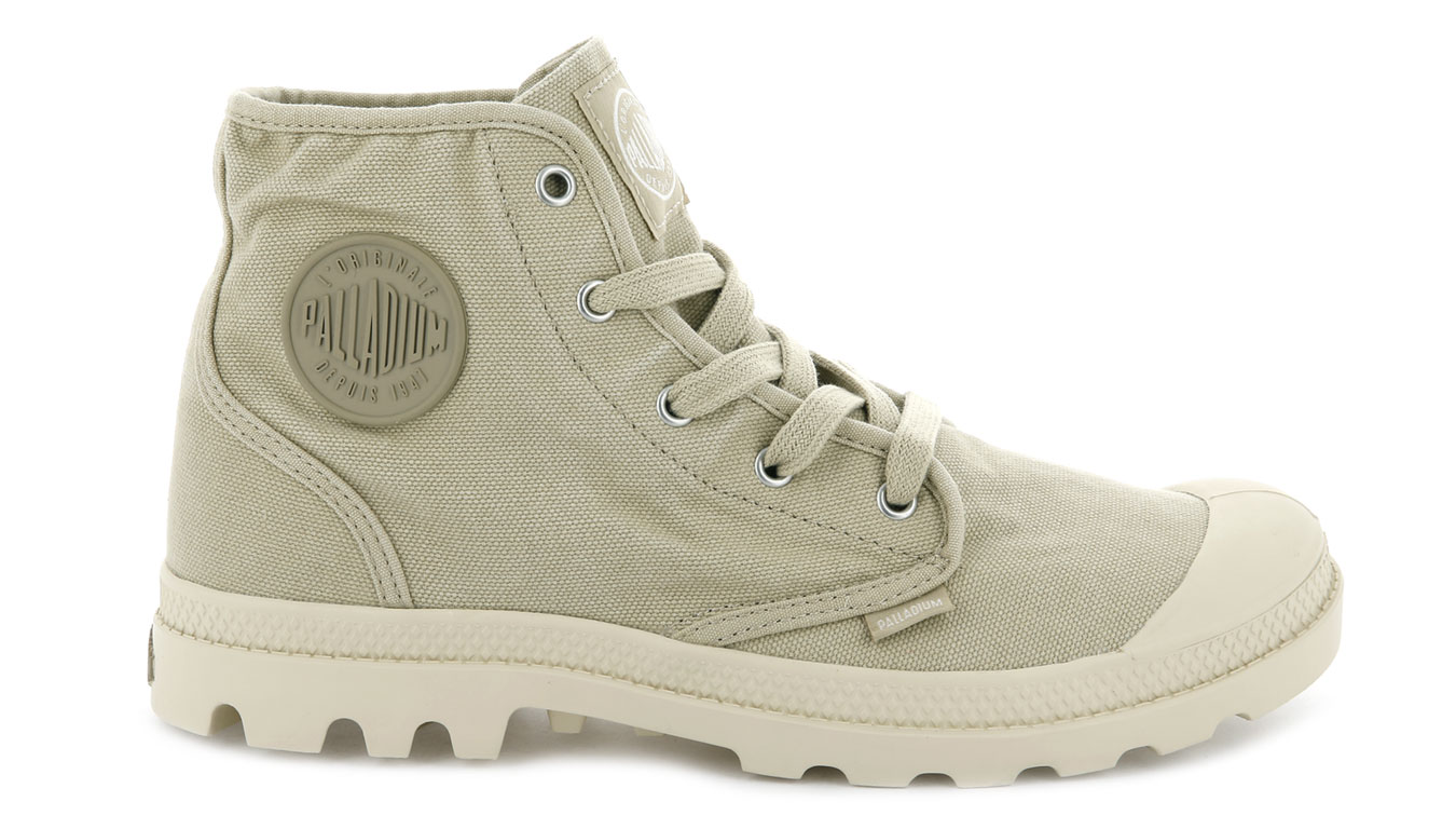 Palladium Boots US Pampa Hi Sahara W - Dámské - Tenisky Palladium - Hnědé - 92352-238-M - Velikost: 41.5