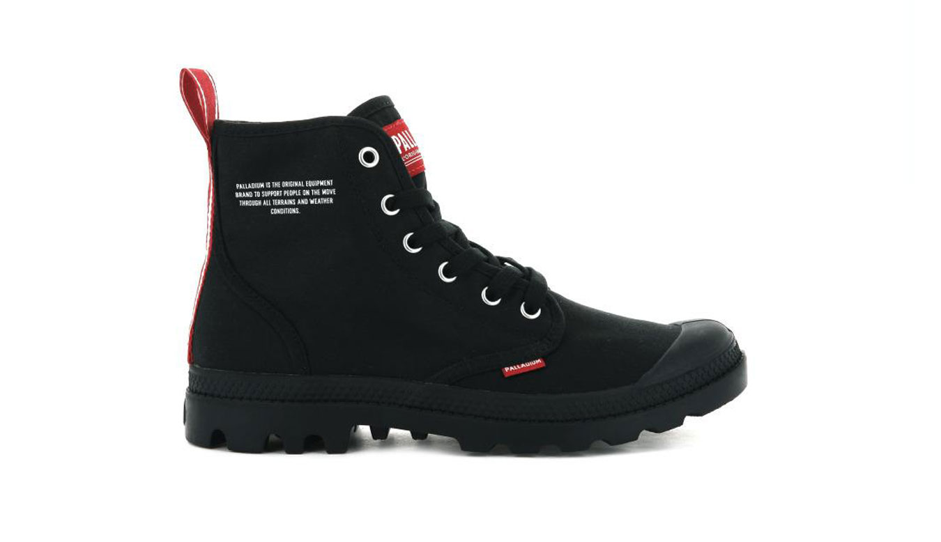 Palladium Boots Pampa Hi Dare Black - Dětské - Tenisky Palladium - Černé - 76258-008-M - Velikost: 37