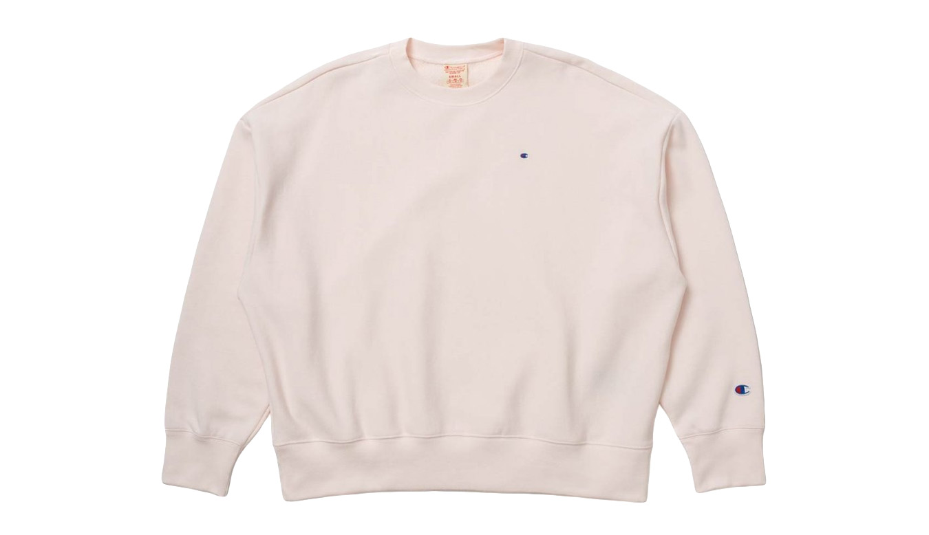 Champion Crewnech Sweatshirt - Dámské - Mikina Champion - Růžové - 115153-PS149 - Velikost: M