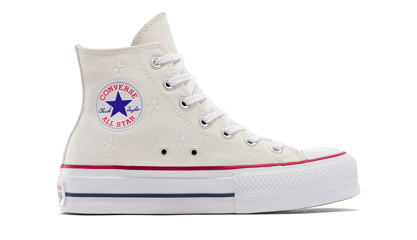 Levně Converse Chuck Taylor All Star Lift Platform Celestial 4 - Dámské - Tenisky Converse - Hnědé - A15538C