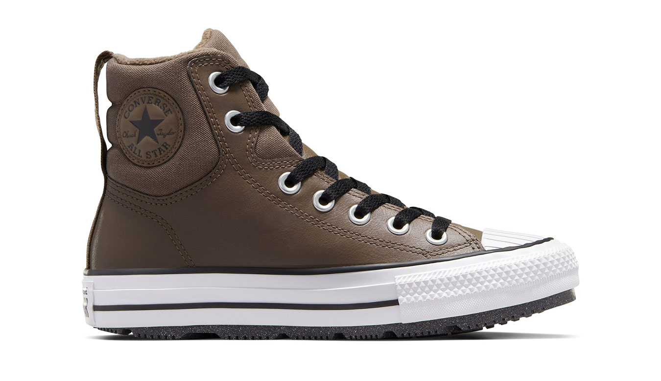 Converse Chuck Taylor All Star Berkshire Boot Fleece - Dámské - Tenisky Converse - Hnědé - A04810C - Velikost: 36.5