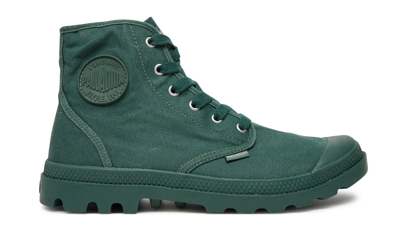 Palladium Pampa Hi Pine Needle - Pánské - Tenisky Palladium - Zelené - 02352-398-M - Velikost: 43