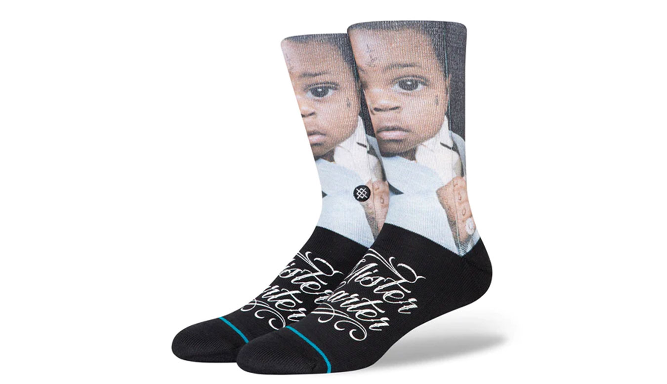 Levně Stance Mister Carter Crew Sock - Unisex - Ponožky Stance - Černé - A555D23MIS-BLK