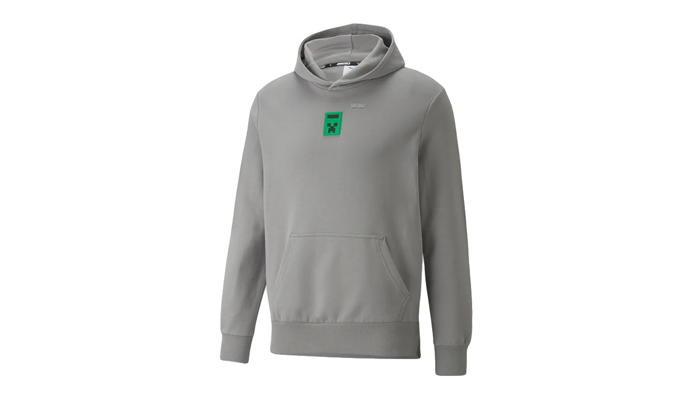 Puma x MINECRAFT Men's - Pánské - Mikina Puma - Bílé - 534376_76 - Velikost: M