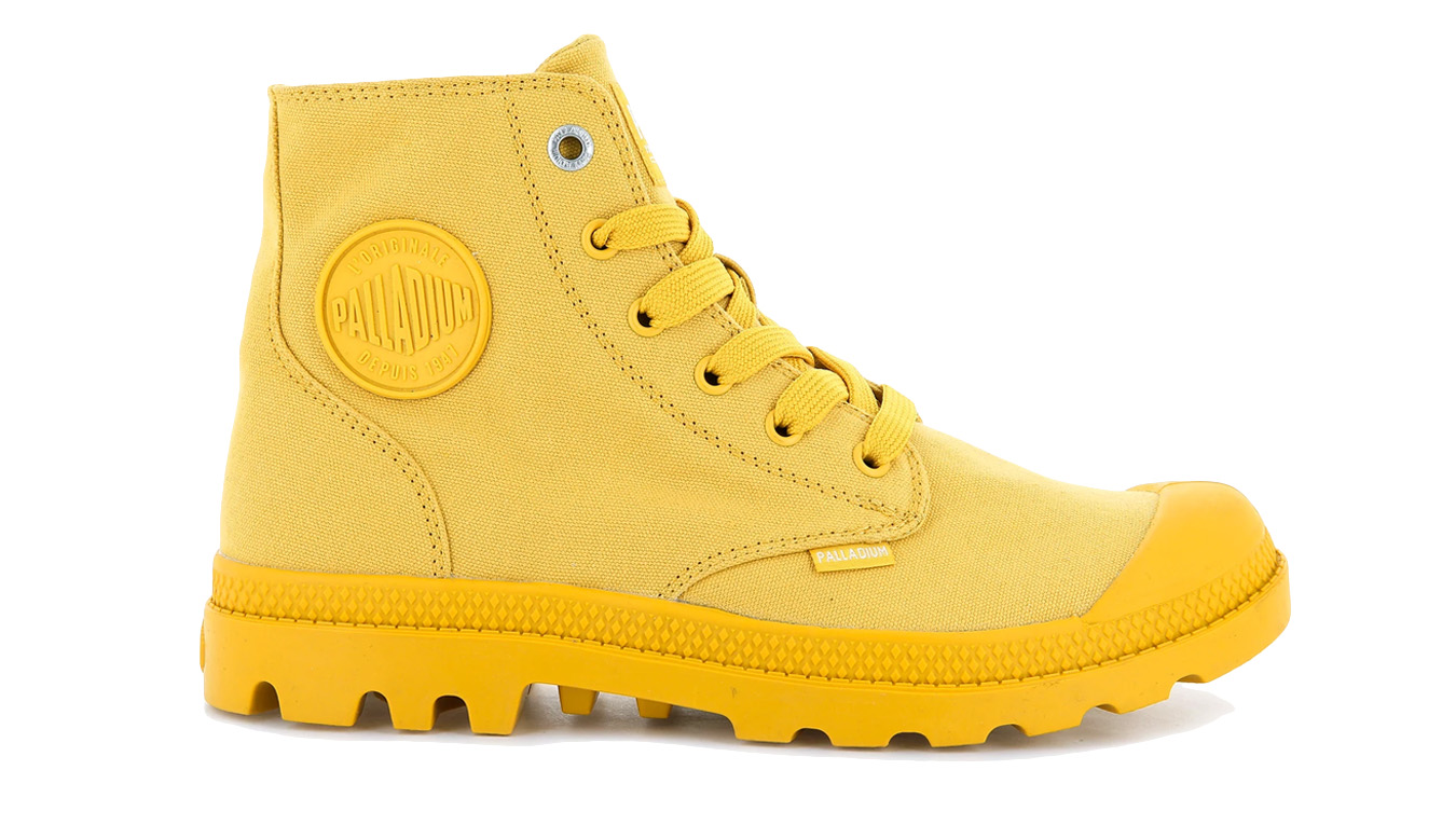 Palladium Mono Chrome - Dámské - Tenisky Palladium - Žluté - 73089-730-M - Velikost: 38