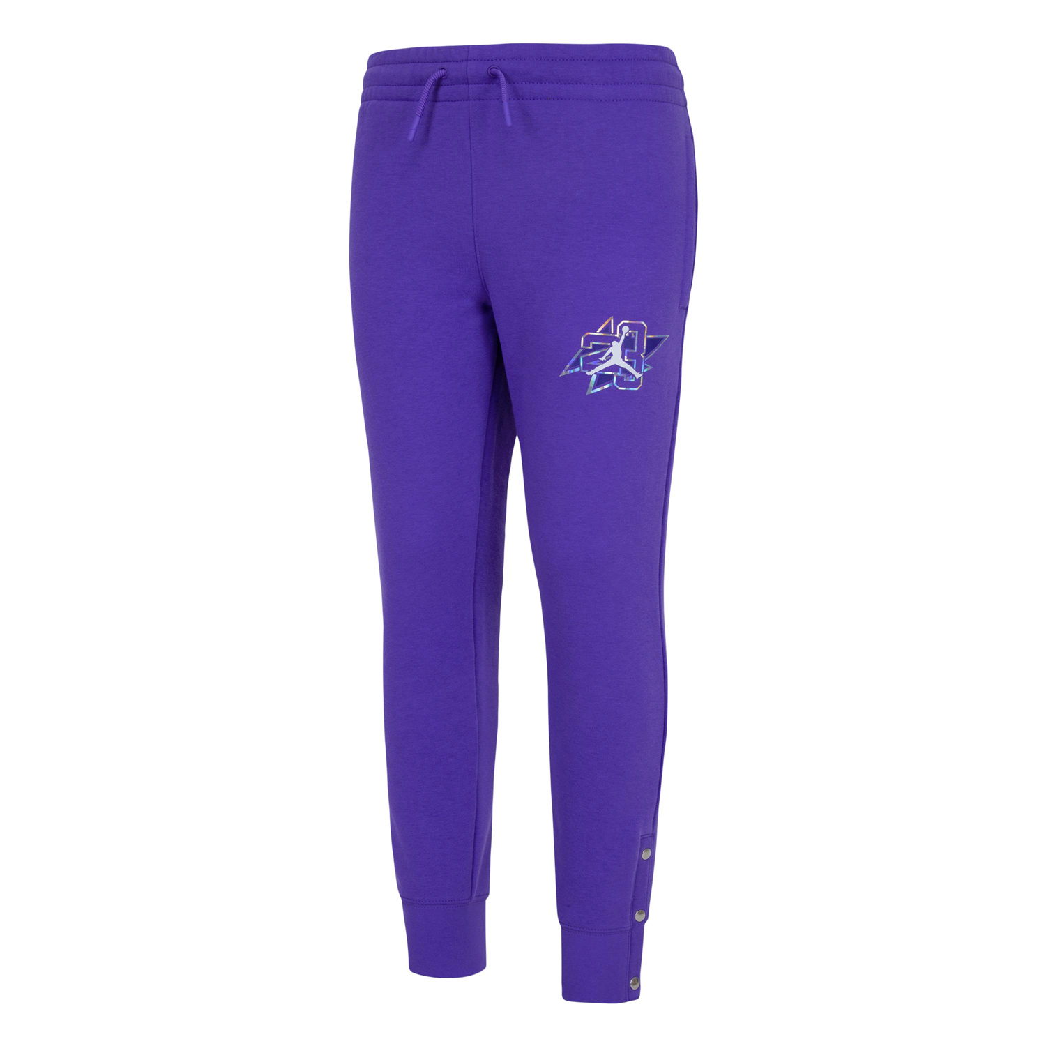 TAKE FLIGHT SNAP FLC PANT - PURPLE VENOM - Dětské - Tepláky Jordan - Fialové - 45C809-P44 - Velikost: M