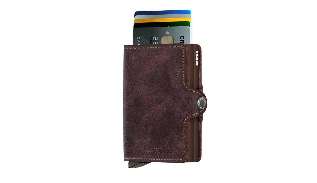 Secrid Twinwallet Vintage Chocolate - Unisex - Doplněk Secrid - Hnědé - TV-CHOCOLATE - Velikost: UNI