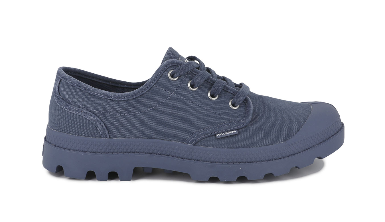 Levně Palladium Pampa Oxford 7.5 - Pánské - Tenisky Palladium - Modré - 02351-481-M