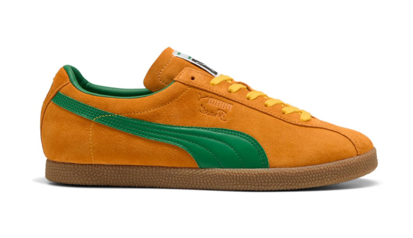 Puma Brazil Dark Popy - Pánské - Tenisky Puma - Žluté - 401048-03 - Velikost: 37