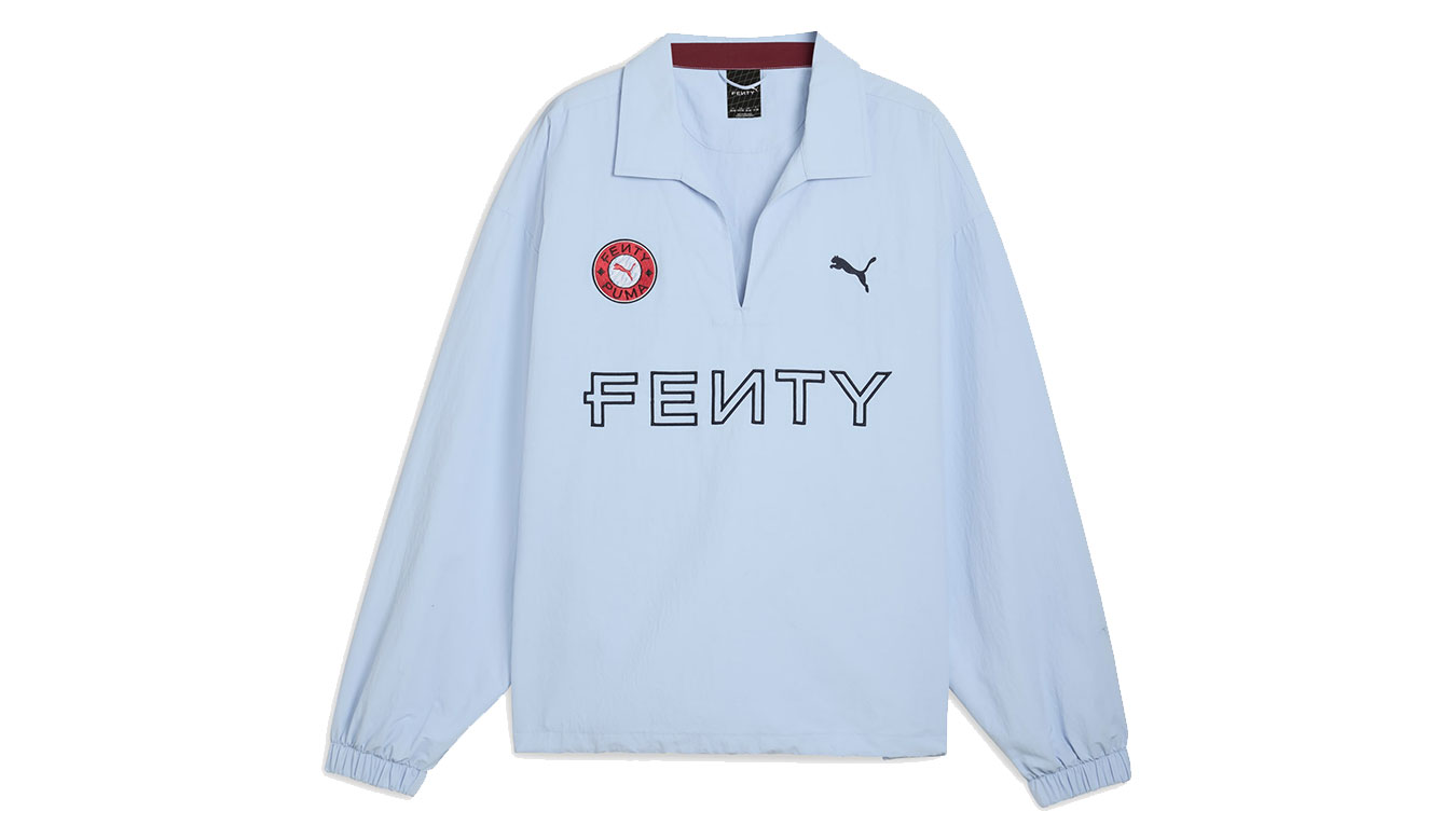 Levně Puma x Fenty Drill Top Unisex S - Unisex - Mikina Puma - Modré - 635734-48