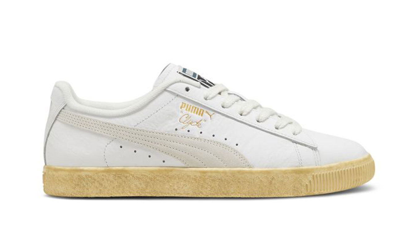 PUMA Clyde Vintage - Pánské - Tenisky Puma - Bílé - 394687-04 - Velikost: 46