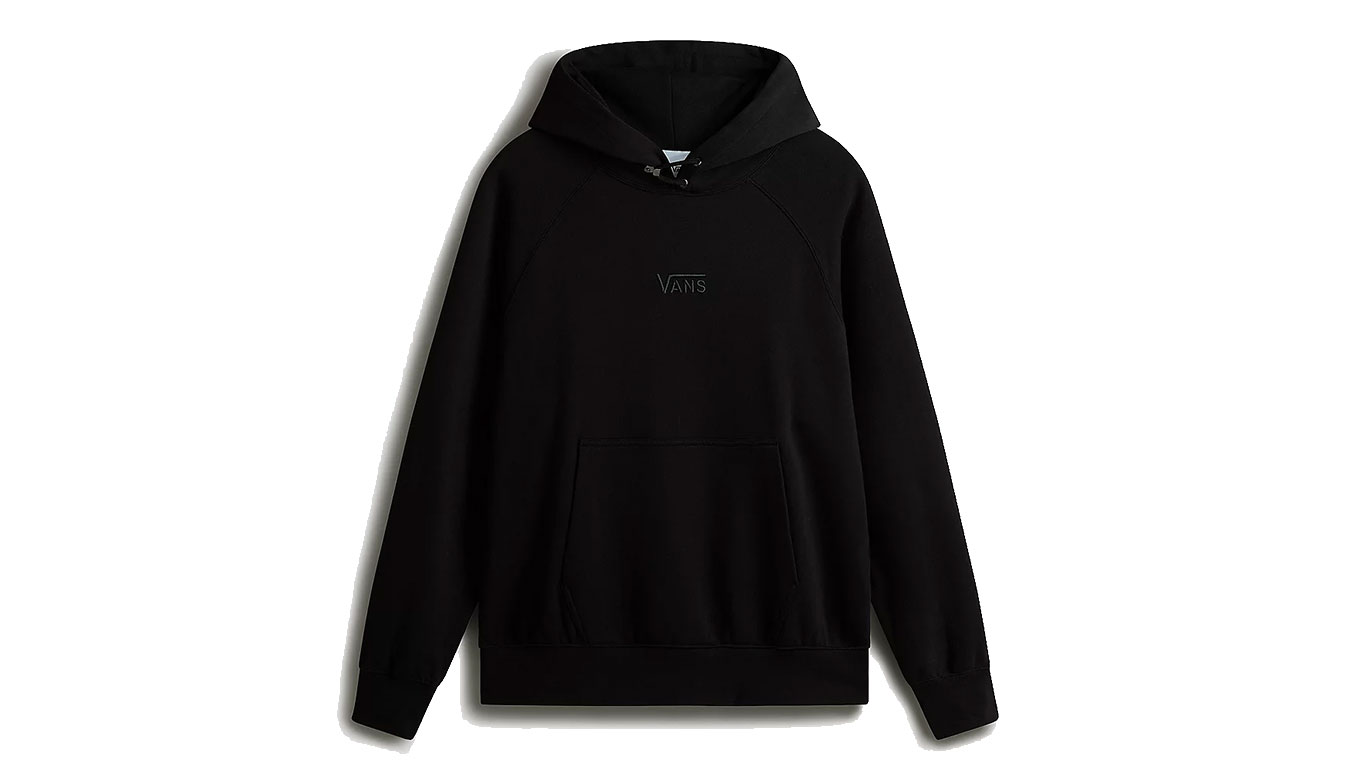 Vans Premium Hoodie Fleece Black - Pánské - Mikina Vans - Černé - VN000GZ1BLK - Velikost: M
