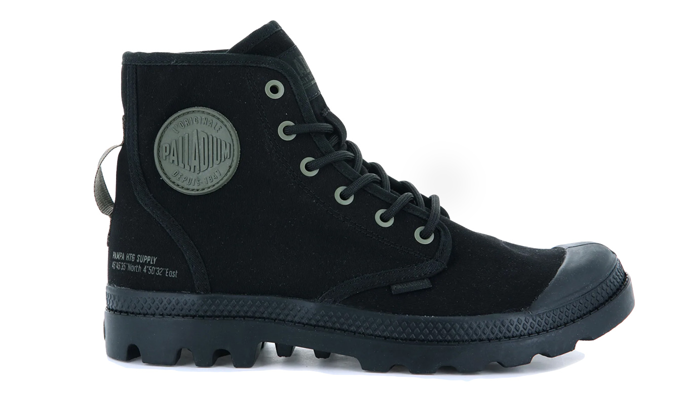Palladium Pampa Hi HTG Supply - Pánské - Tenisky Palladium - Černé - 77356-001-M - Velikost: 45