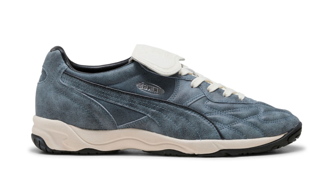 Puma King Indoor Premium 8.5 - Unisex - Tenisky Puma - Modré - 404363-01 - Velikost: 46