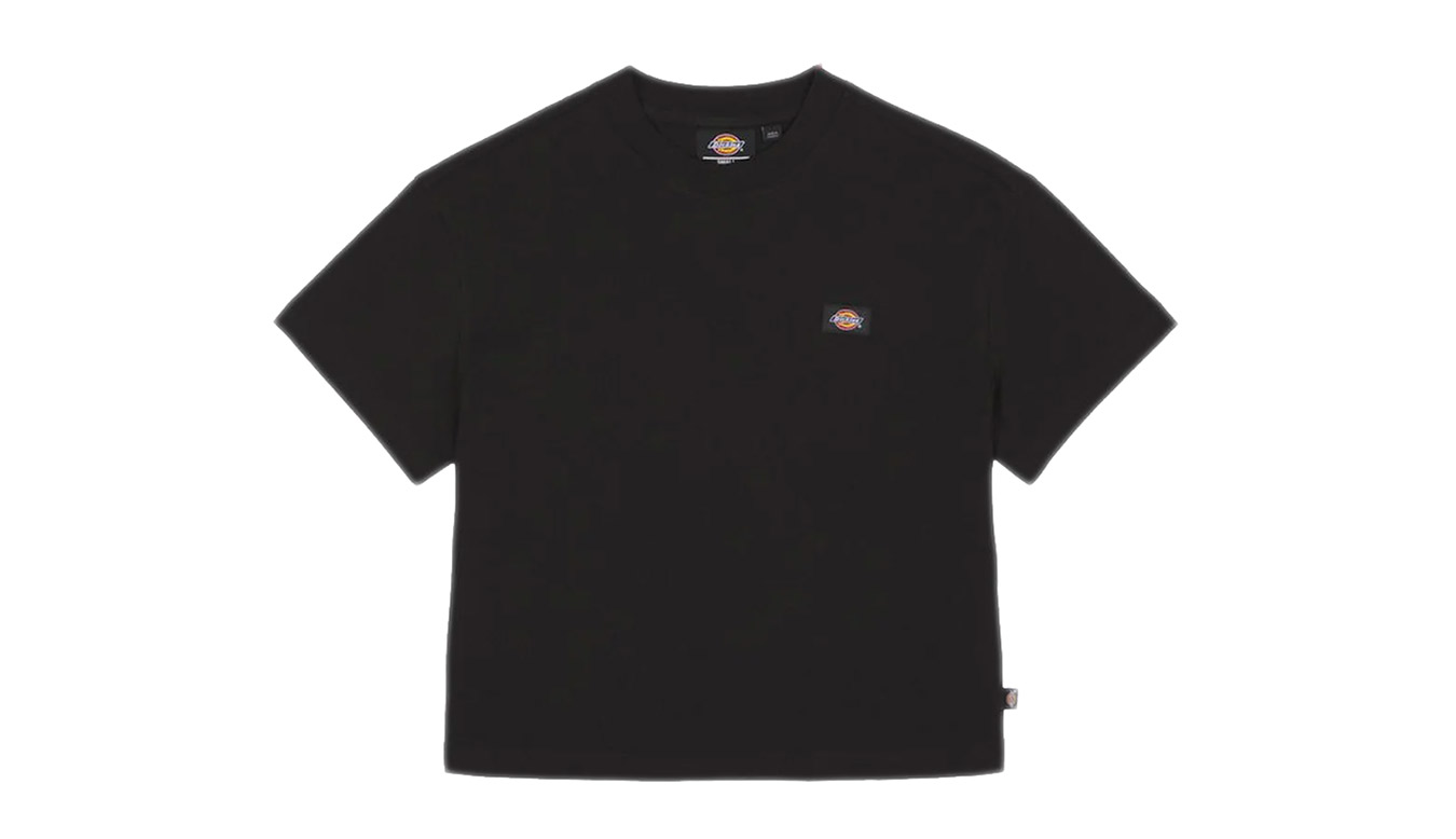 Dickies Oakport Cropped T-Shirt W - Dámské - Triko Dickies - Černé - DK0A4Y8L-BLK - Velikost: M