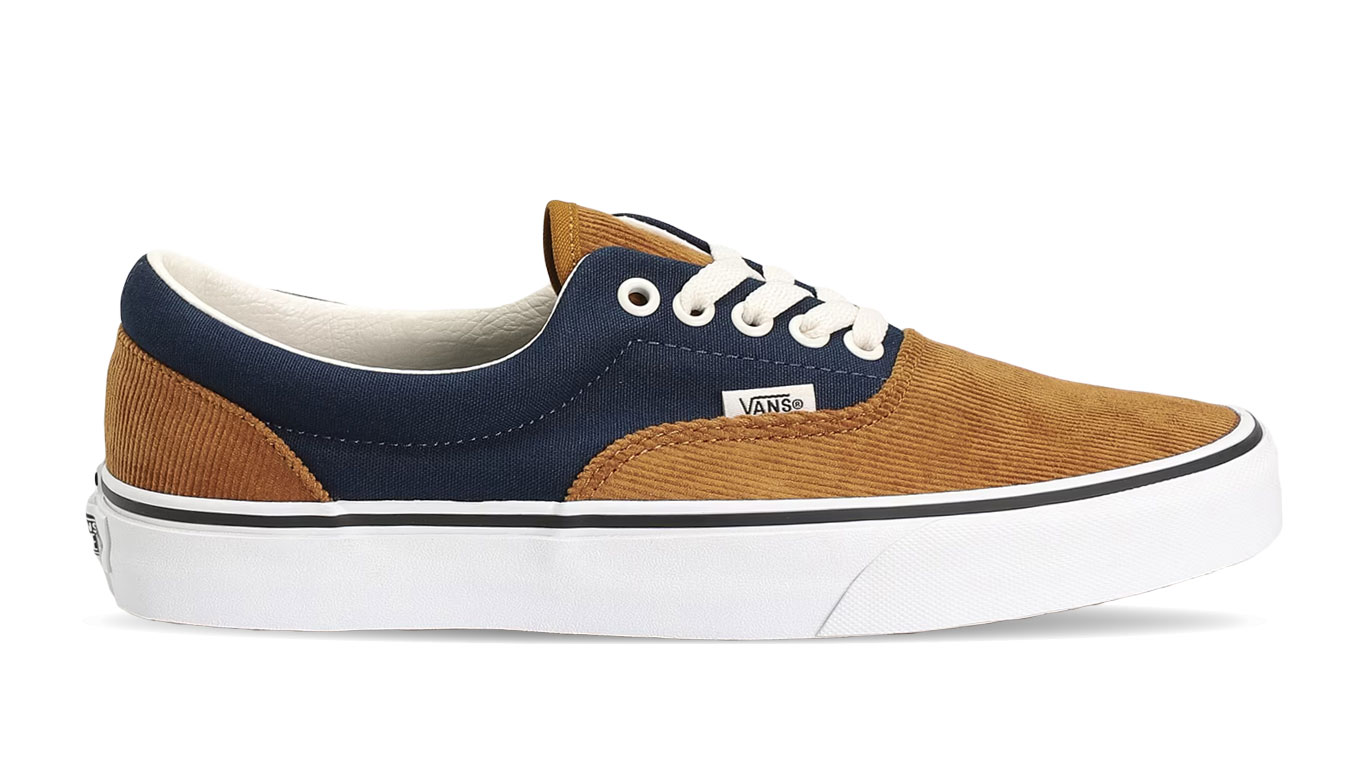 Vans Era Mini Cord - Unisex - Tenisky Vans - Modré - VN0007NU0BO - Velikost: 40.5