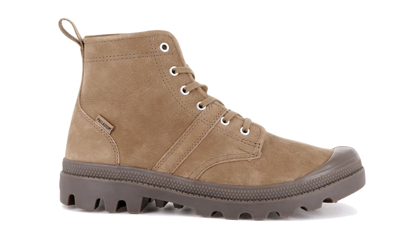 Palladium Pallabrousse Hi Waterproof - Pánské - Tenisky Palladium - Hnědé - 77983-257-M - Velikost: 44.5