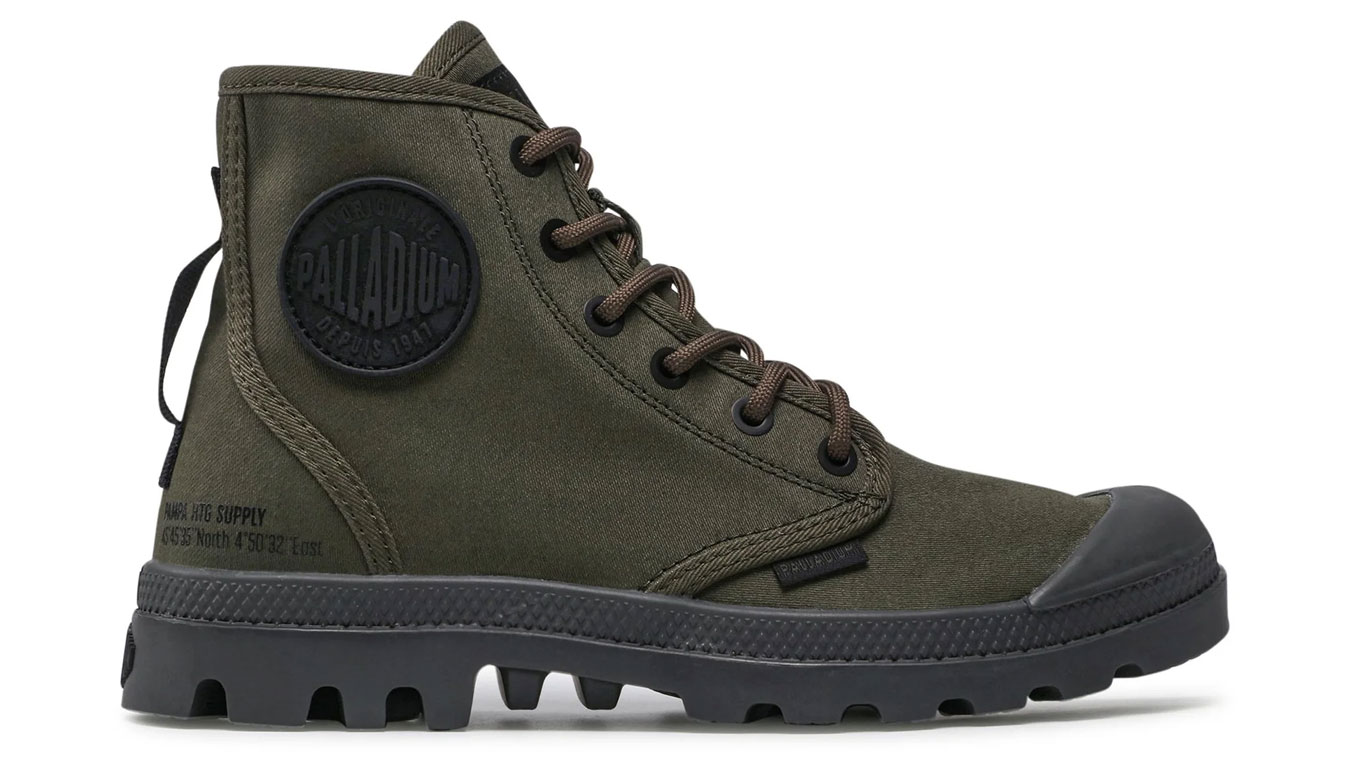 Palladium Pampa Hi HTG Supply - Pánské - Tenisky Palladium - Zelené - 77356-325-M - Velikost: 37