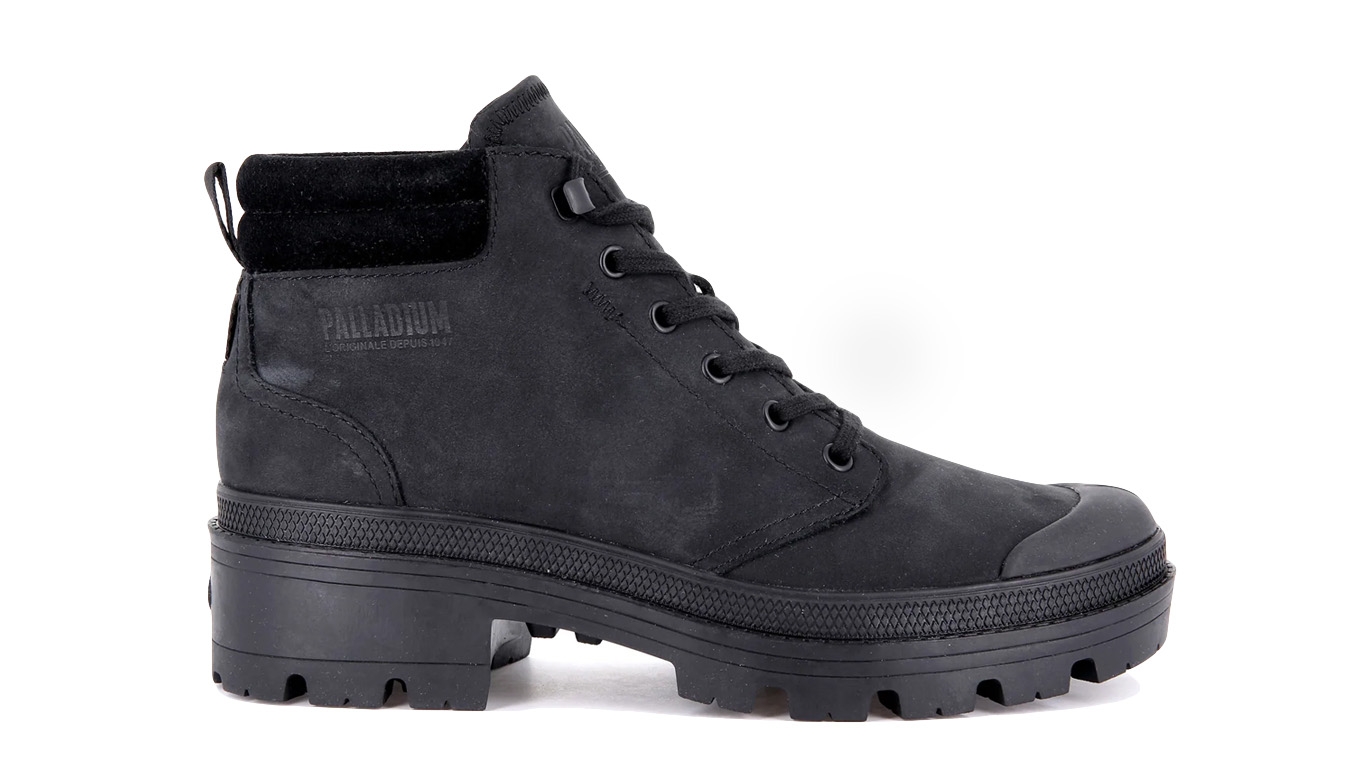 Palladium Pallabase LO Cuff - Dámské - Tenisky Palladium - Černé - 97971-001-M - Velikost: 41