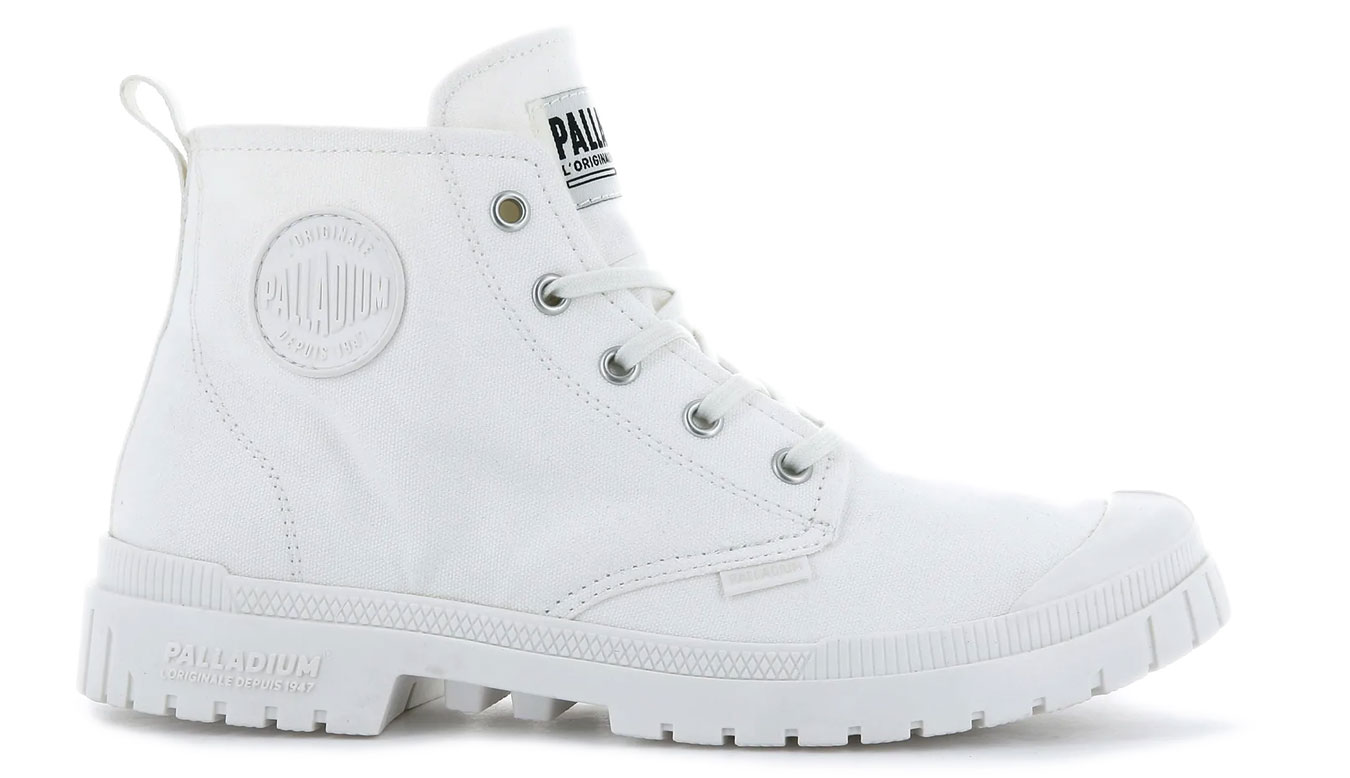 Palladium Pampa SP20 Hi Canvas - Pánské - Tenisky Palladium - Bílé - 76838-116-M - Velikost: 38