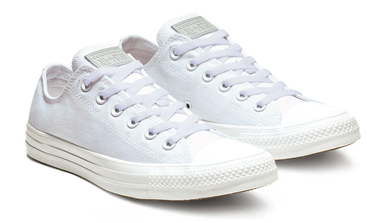 Converse Chuck Taylor All Star White Monochrome - Dětské - Tenisky Converse - Bílé - 1U647