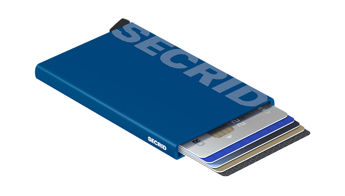 Secrid Cardprotector Laser Logo Blue - Unisex - Doplněk Secrid - Modré - CLa-Logo-Blue - Velikost: UNI