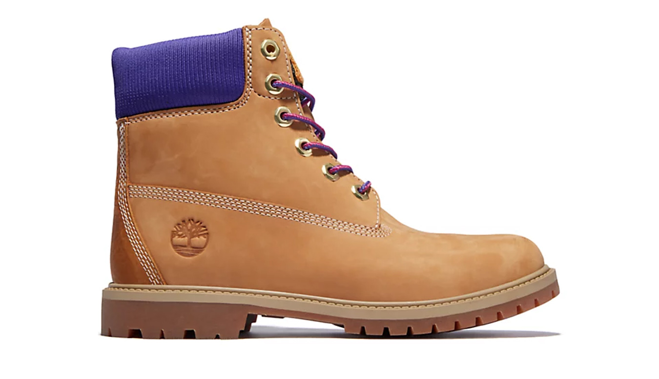 Timberland Heritage 6 WMN Yellow Purple - Dámské - Tenisky Timberland - Hnědé - A44KP-231