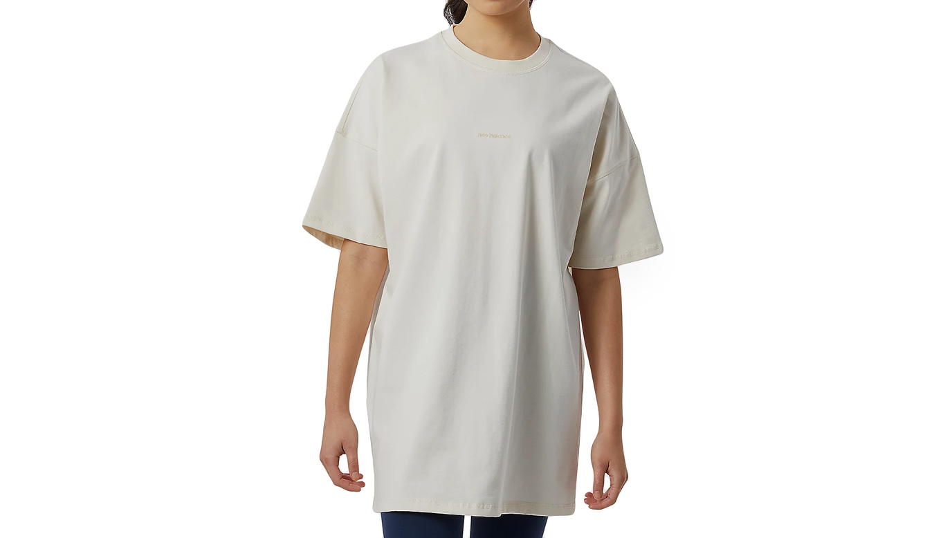 New Balance Athletics Nature State Short Sleeve Tee - Dámské - Triko New Balance - Bílé - WT23556GIE - Velikost: M