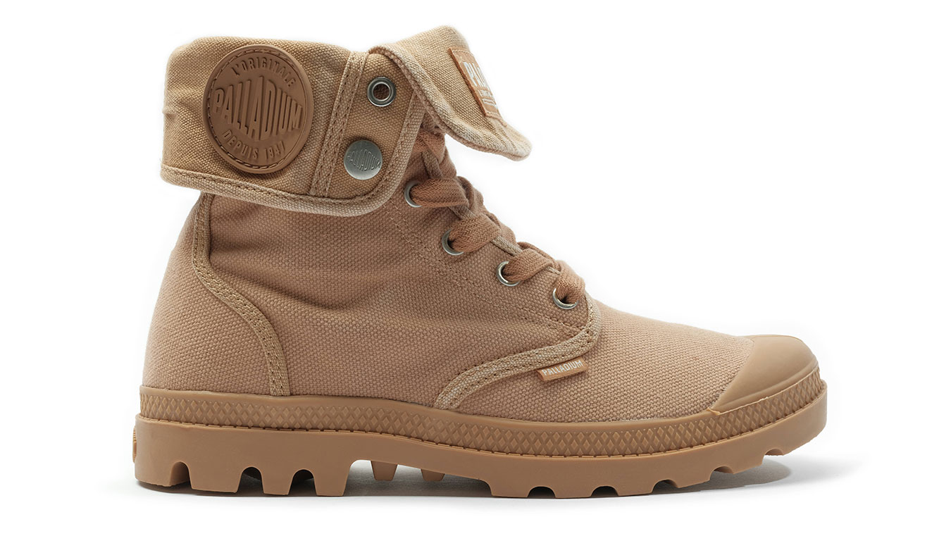 Palladium Baggy Chai Tan W - Dámské - Tenisky Palladium - Hnědé - 92353-287-M - Velikost: 37